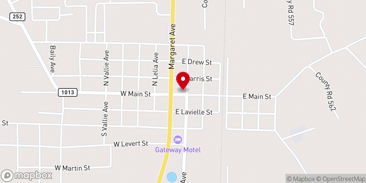 Map showing location of New Deliverance Church of God