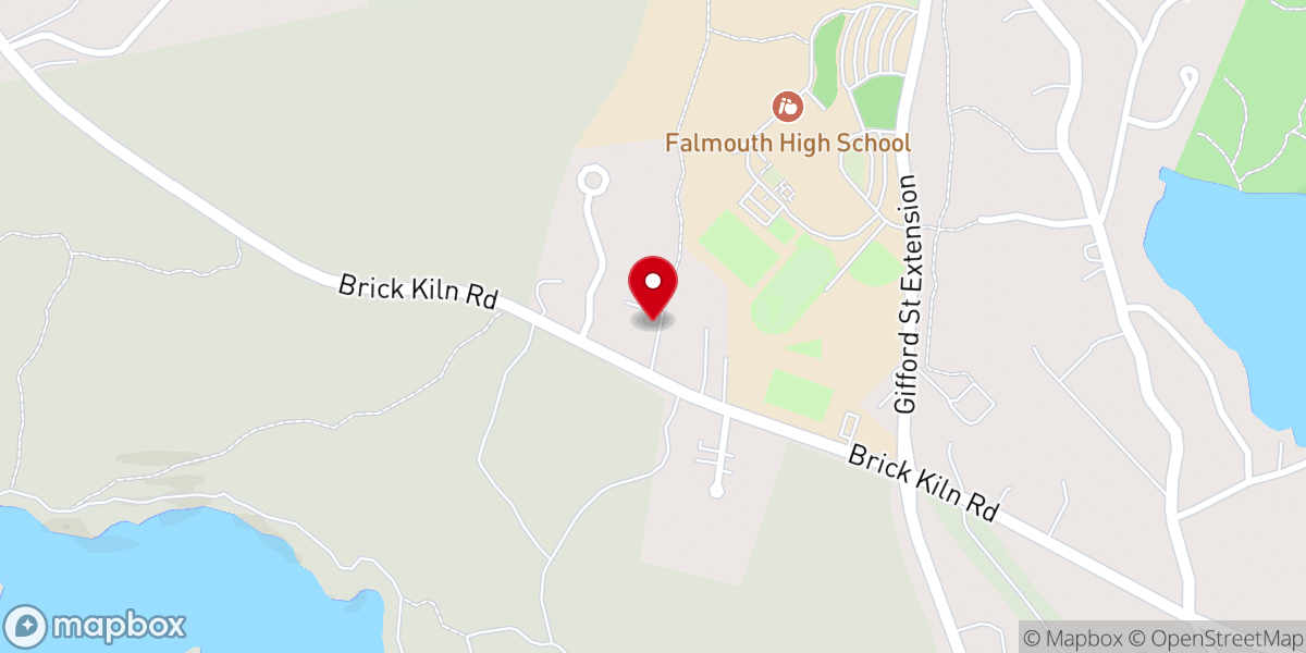 Map showing location of Christ Lutheran Church