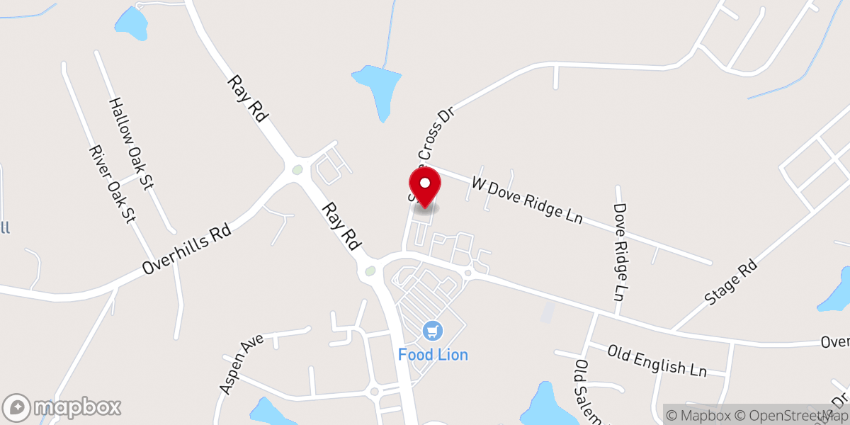 Map showing location of Manna Church Anderson Creek