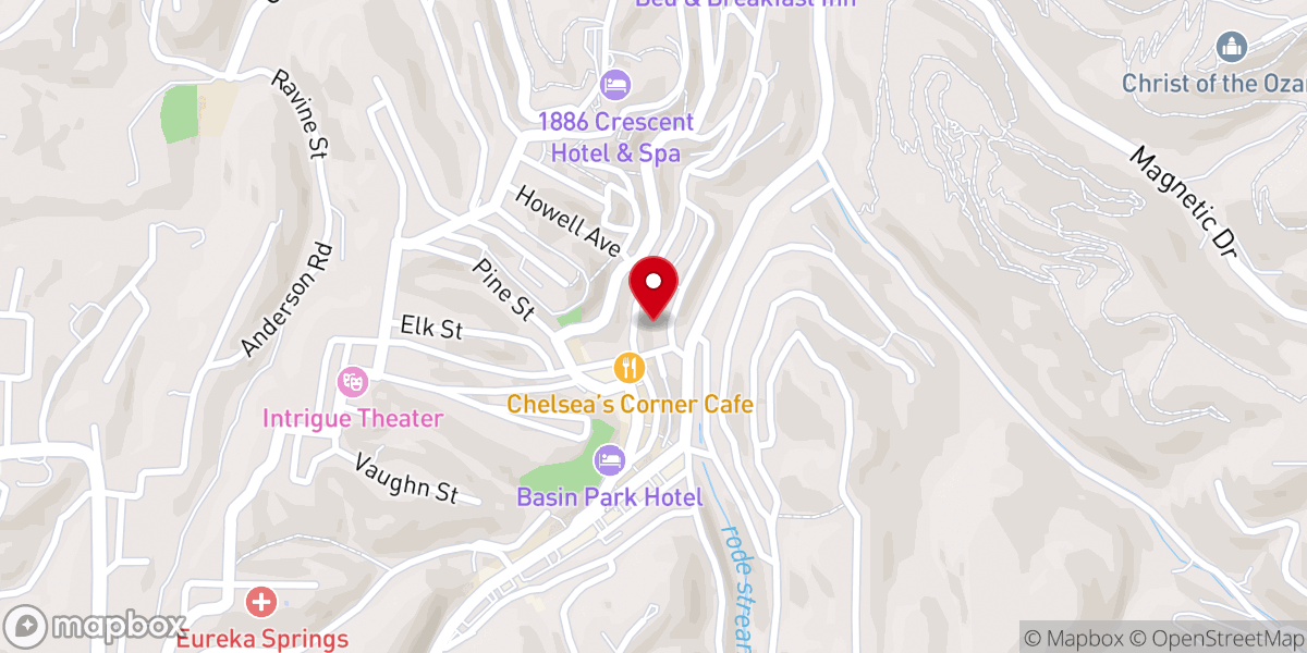 Map showing location of Flint Street Fellowship