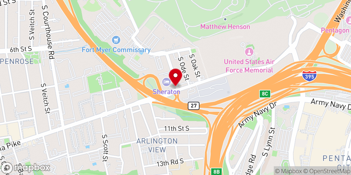 Map showing location of Site of Arlington Chapel Historical Marker