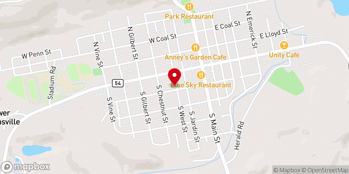 Map showing location of Restoration Fellowship Ministries