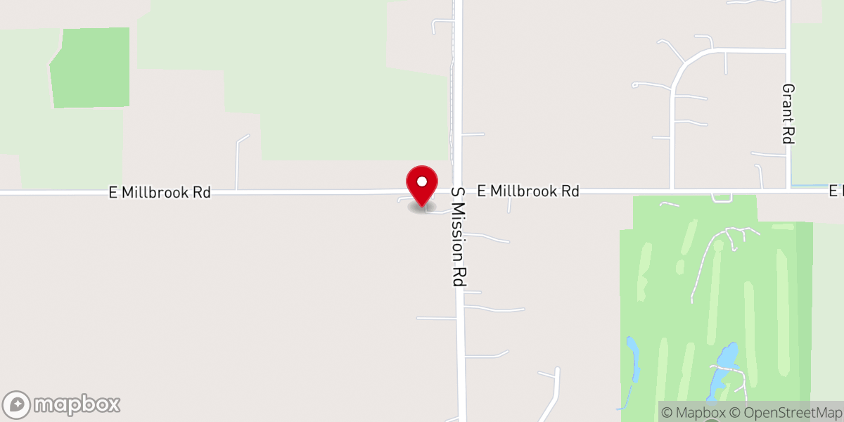 Map showing location of Central MI Free Methodist Church