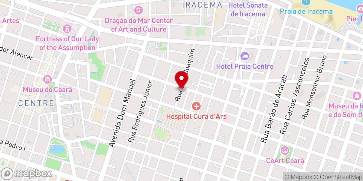 Map showing location of Igreja de Deus no Brasil Aldeota