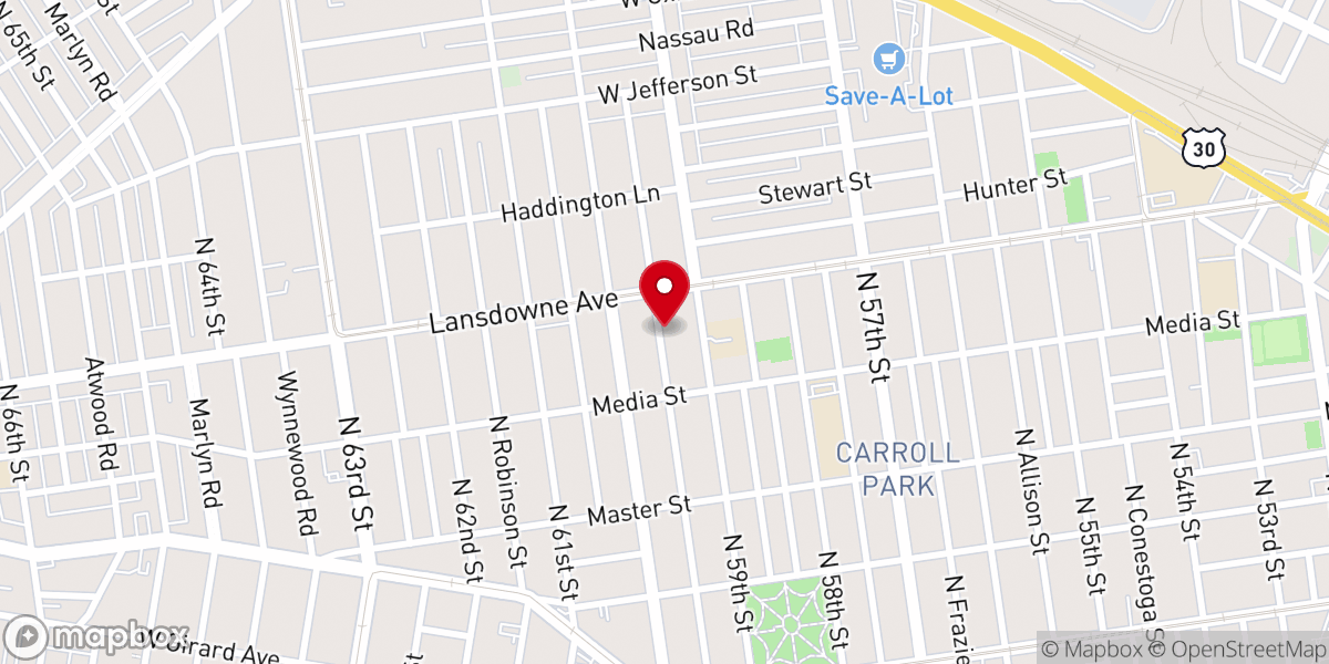 Map showing location of Sweet Union Independent Baptist Church