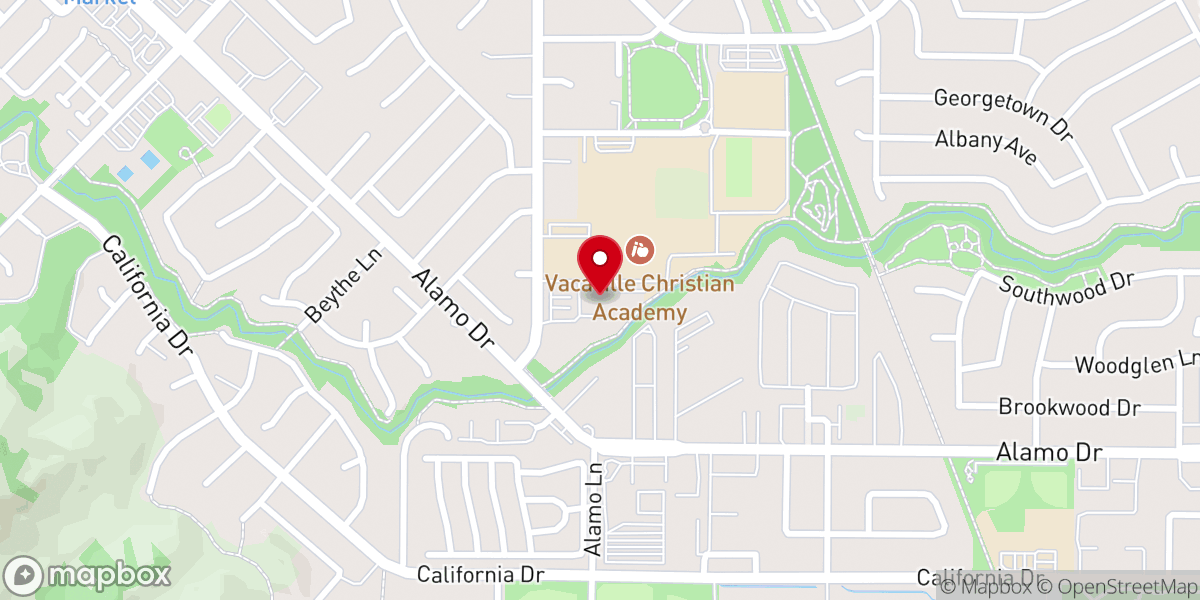 Map showing location of First Baptist Church Of Vacaville - Food Distribution Center