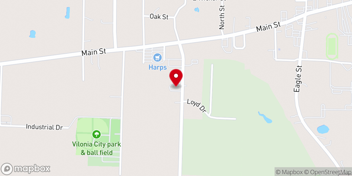 Map showing location of PACE Fitness