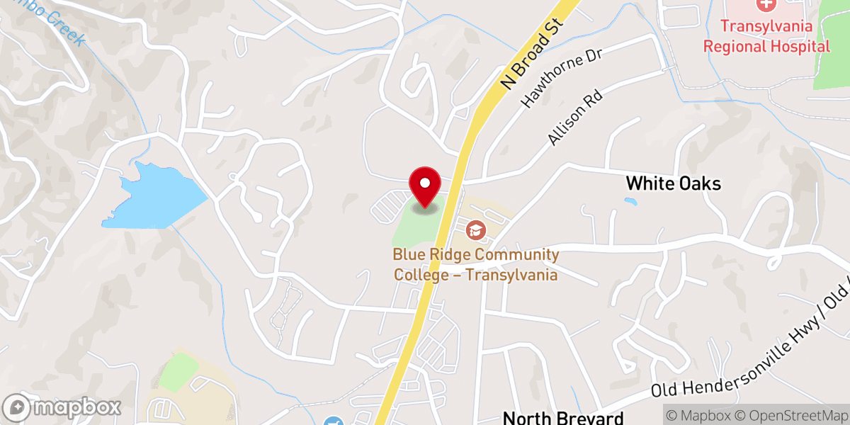 Map showing location of Oak Grove Church