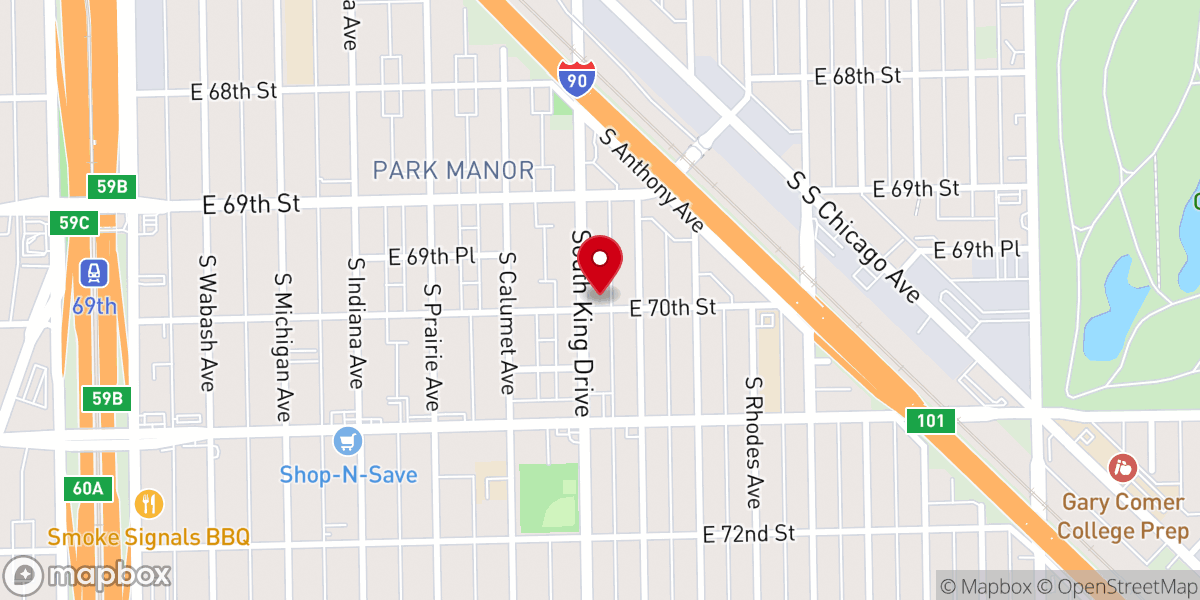 Map showing location of Kelly United Methodist Church