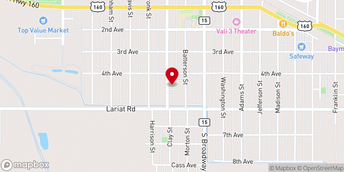 Map showing location of Saint Joseph Catholic Church