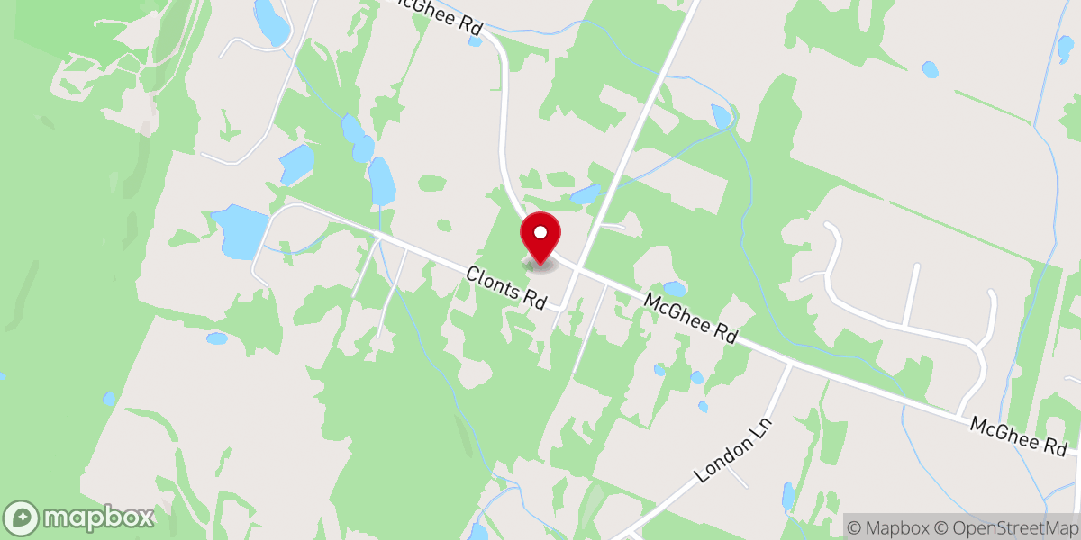 Map showing location of Community Baptist
