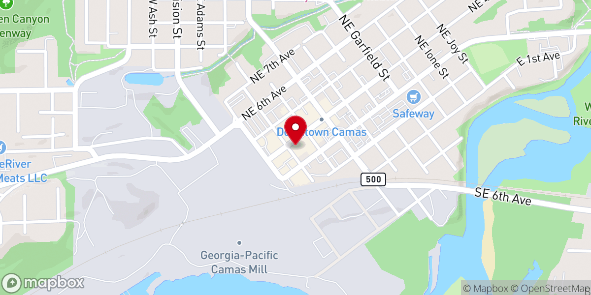 Map showing location of Journey Church
