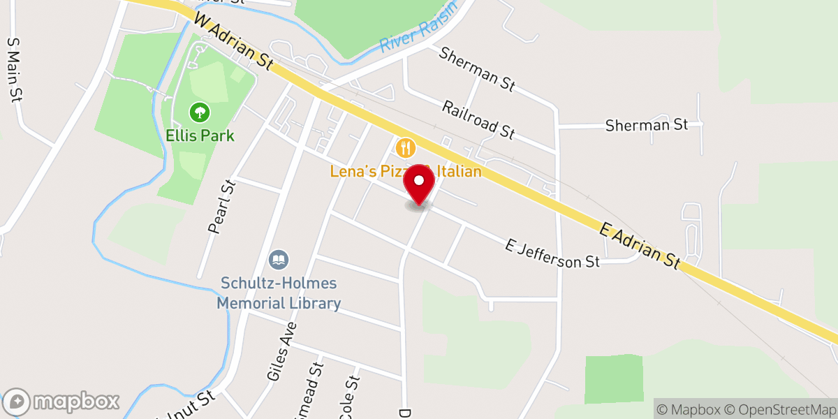 Map showing location of elem3nt church
