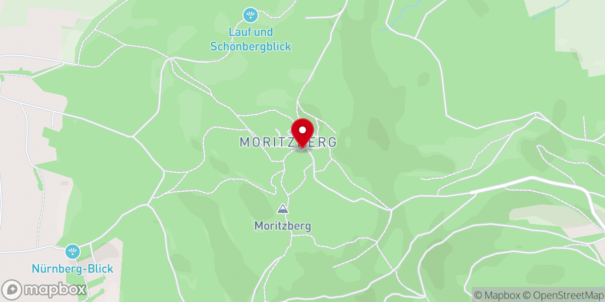 Map showing location of Moritzbergkapelle