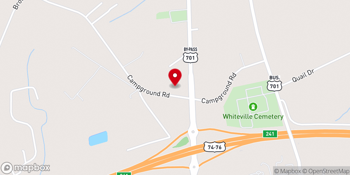 Map showing location of Saint Paul Church