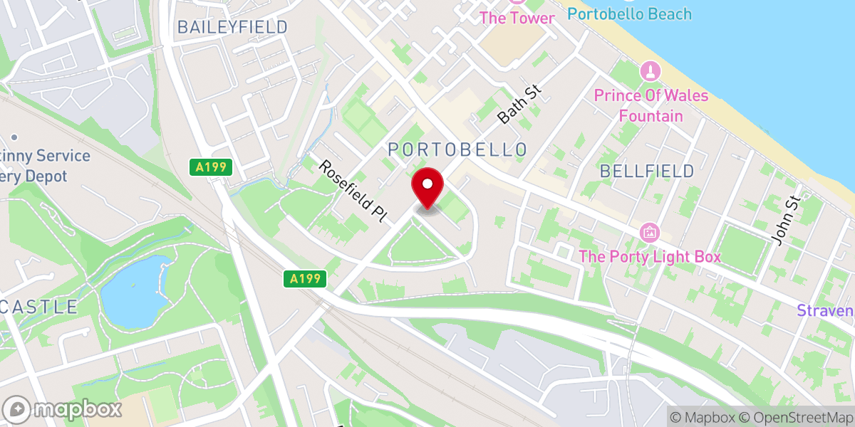Map showing location of St. John The Evangelist