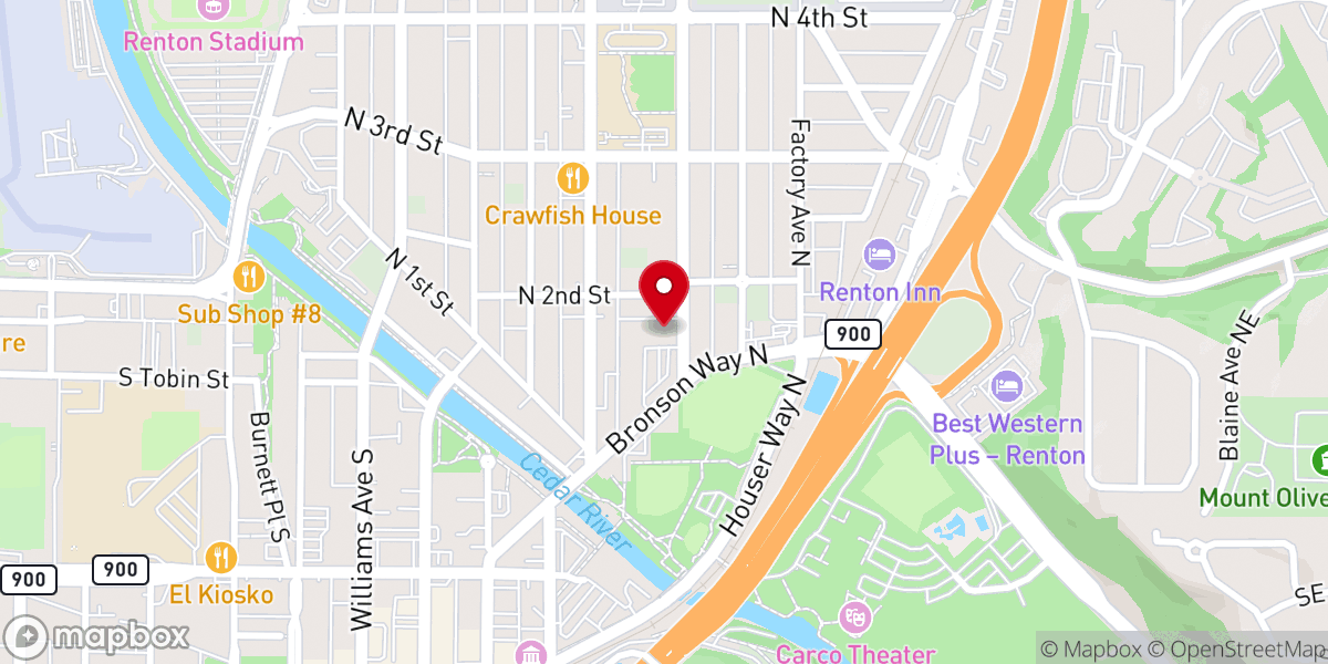 Map showing location of Lighthouse Baptist Church