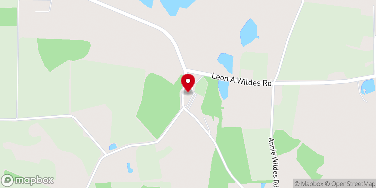 Map showing location of Mount Zion Church