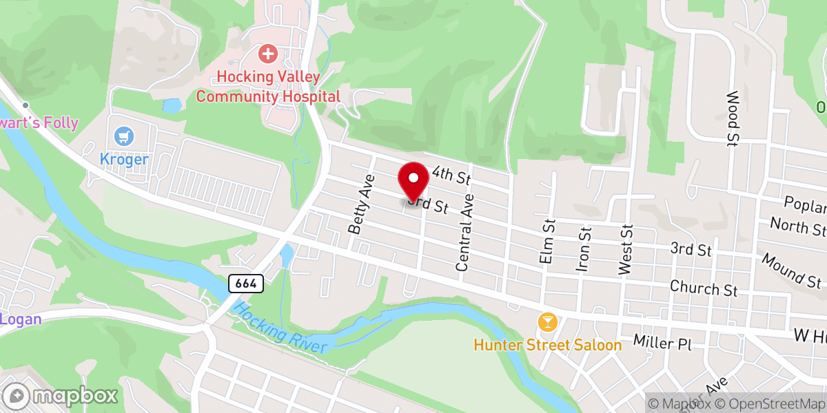 Map showing location of United Brethren In Christ