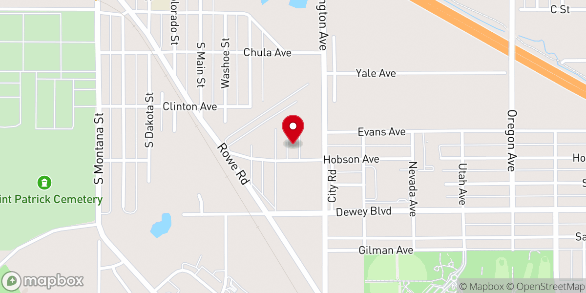Map showing location of Butte Historical Marker