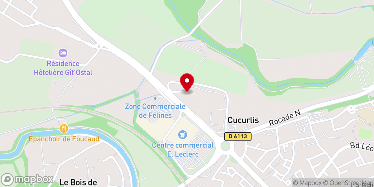 Map showing location of Chapelle Saint-Louis