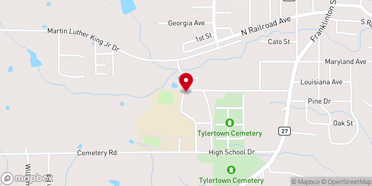 Map showing location of Holy Temple