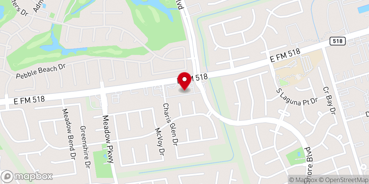 Map showing location of Bay Harbour United Methodist Church