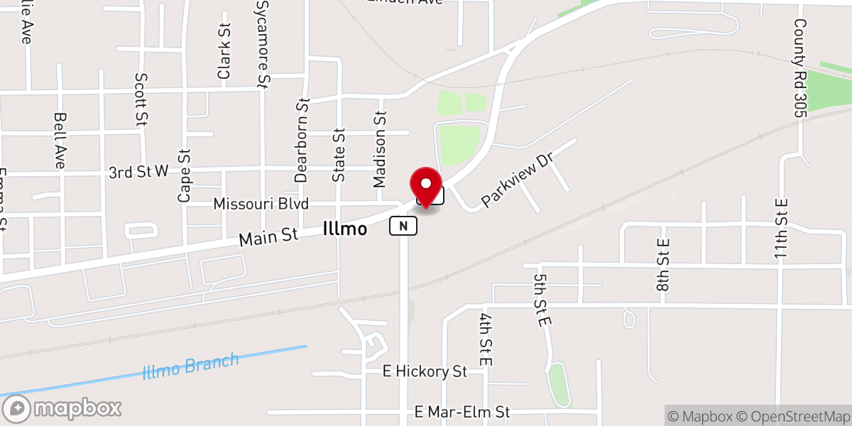 Map showing location of Worship Center