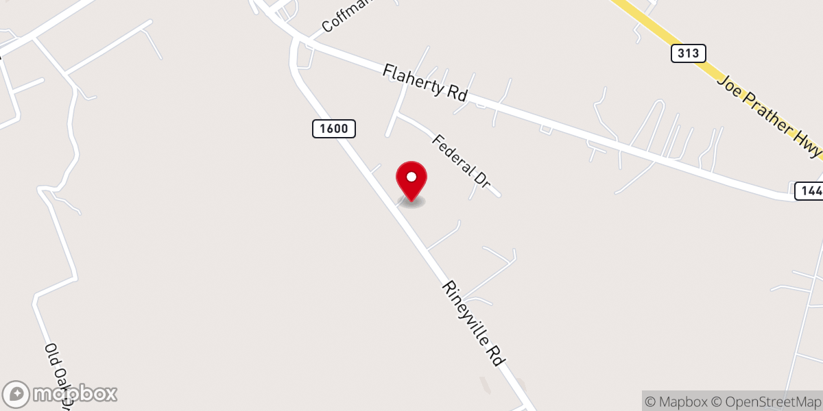 Map showing location of The Vine Wesleyan Church