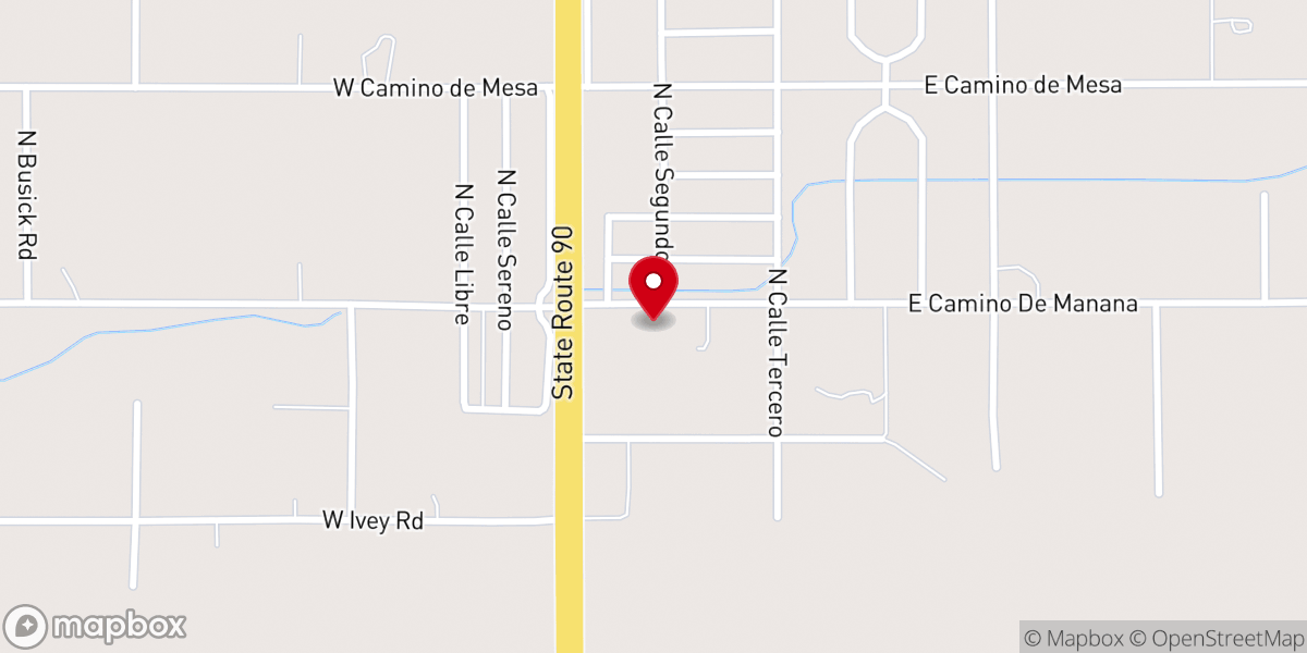 Map showing location of Whetstone Church of Christ