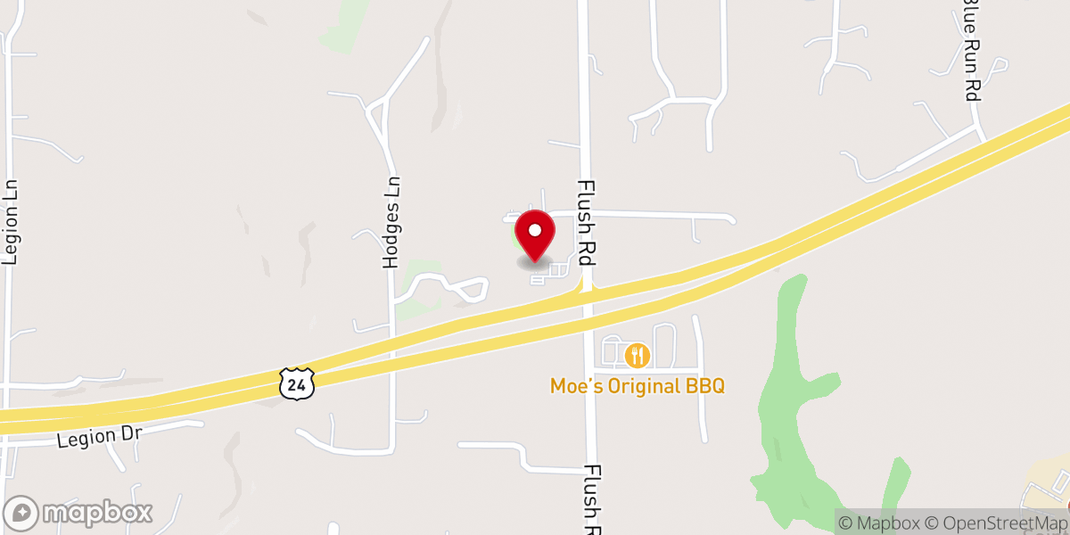 Map showing location of Tru Community Church