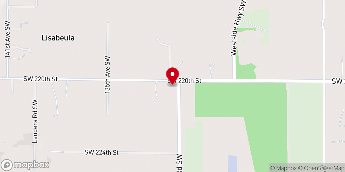 Map showing location of Calvary Full Gospel Church of Vashon