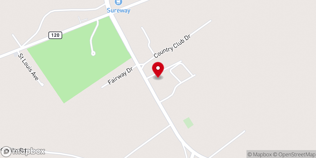 Map showing location of Liberty Praise Chapel