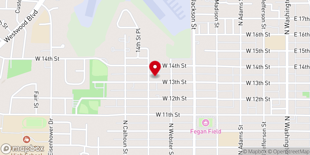 Map showing location of Church of God In Christ
