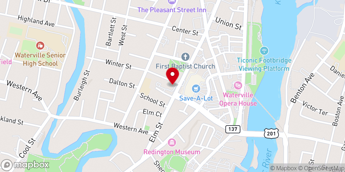 Map showing location of St Francis De Sales Church
