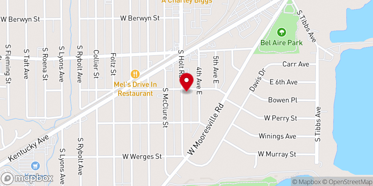 Map showing location of Mars View Christian Church