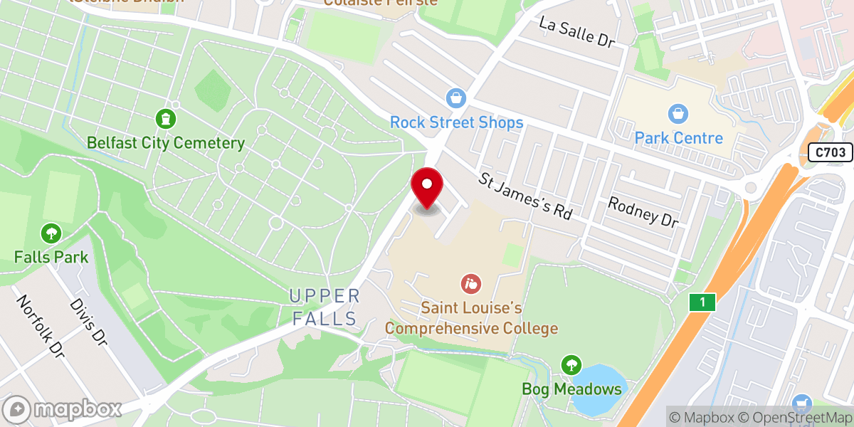 Map showing location of Church of St John the Evangelist