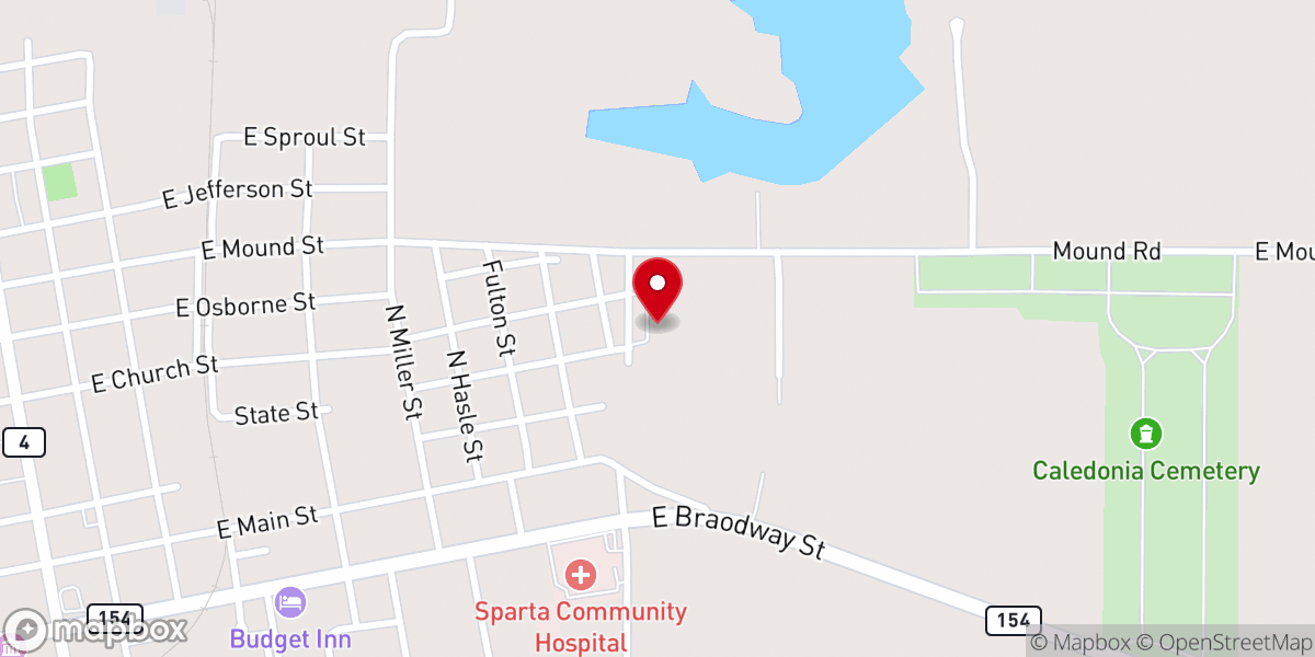 Map showing location of Church of God In Christ Jesus