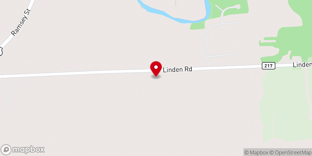 Map showing location of Vine Community Church