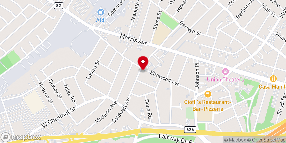 Map showing location of Hallelujah Christian Fellowship
