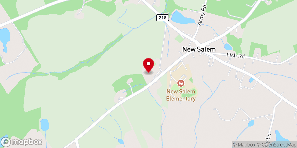 Map showing location of Euto Baptist Church
