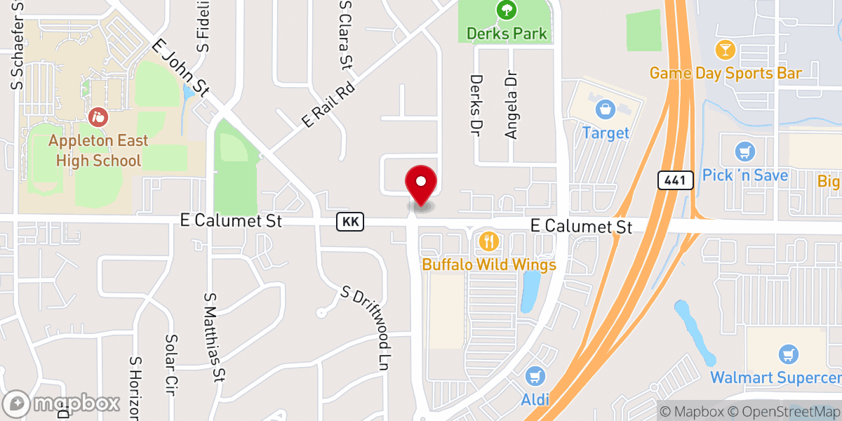 Map showing location of Living Hope Lutheran Church