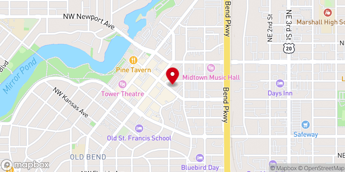 Map showing location of Foundry Church