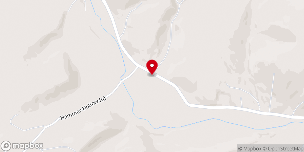 Map showing location of Juniata Christian Church