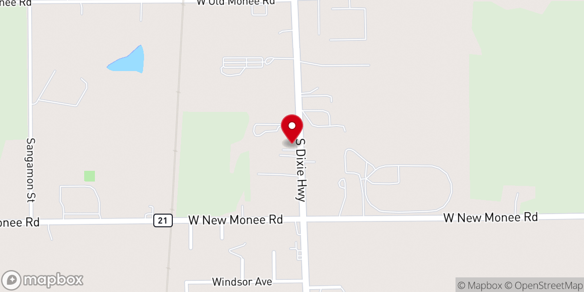 Map showing location of Miracle Temple Church & Counseling