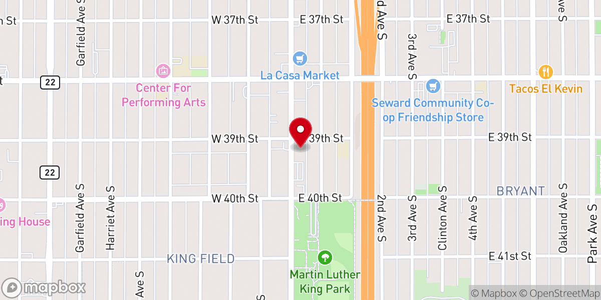 Map showing location of The Church of Jesus Christ of Latter-day Saints