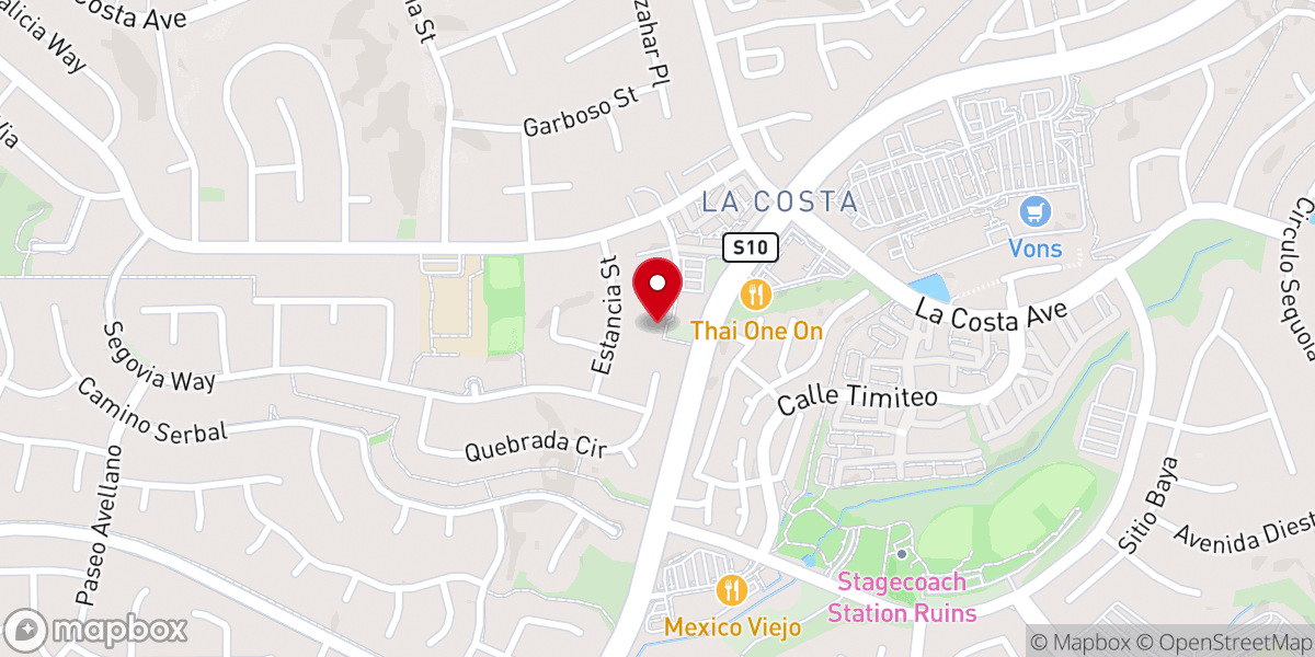 Map showing location of Christ Presbyterian Church
