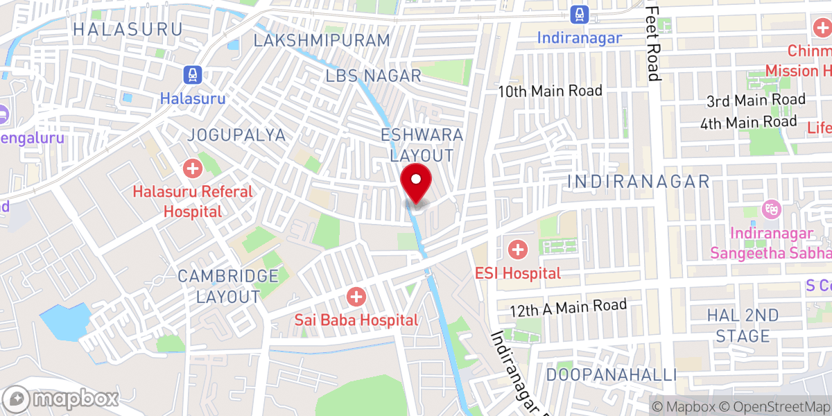 Map showing location of Saint George's Orthodox Church