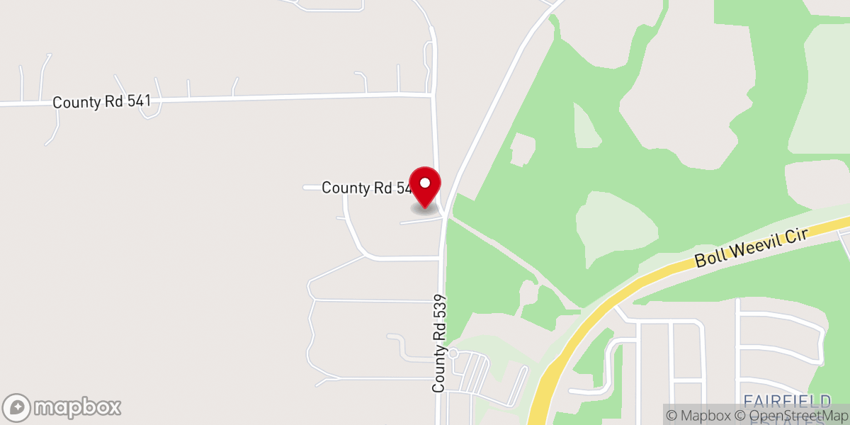 Map showing location of Faith Community Church