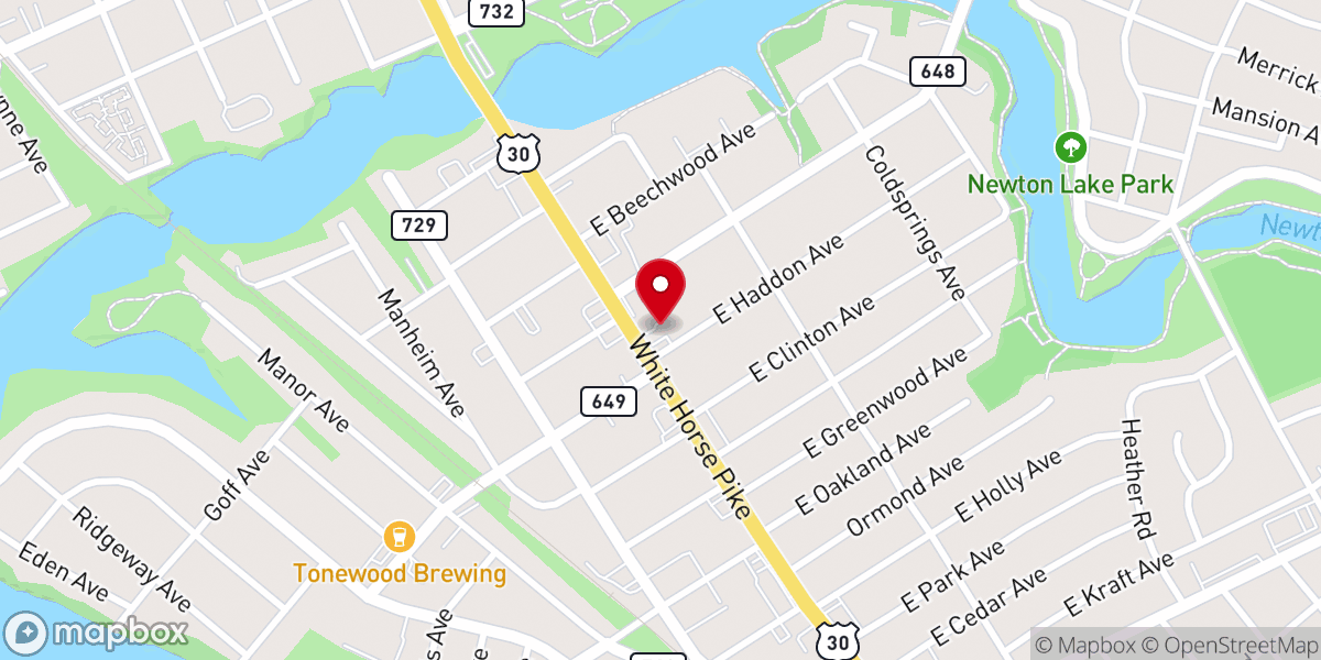 Map showing location of Saint Marks Lutheran Church Columbarium